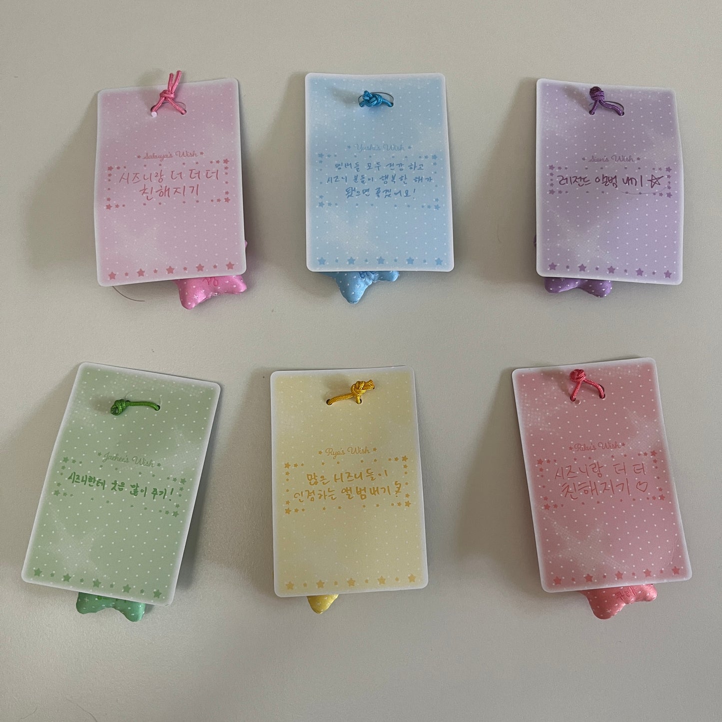NCT WISH Random Charm 1st Tour Concert INTO THE WISH : Our Wish Official 6 Type Limited - 26.04.20