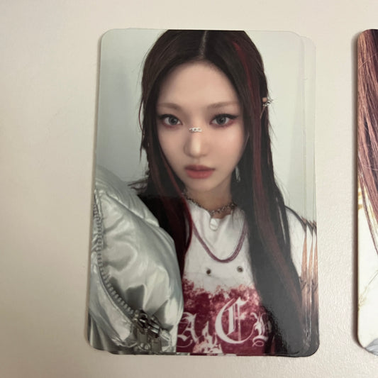 aespa Official Album MY WORLD PINK Ver Photocard 2 Type Ningning Gieselle - 26.06.08