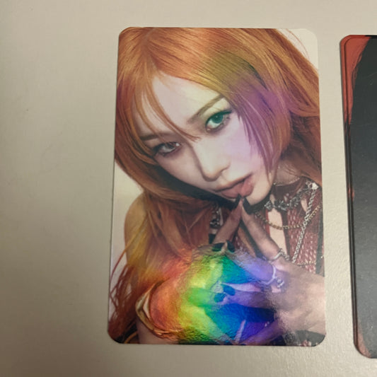 aespa Official Album DIRTY WORK Photocard 2 Type Ningning Gieselle - 26.06.08