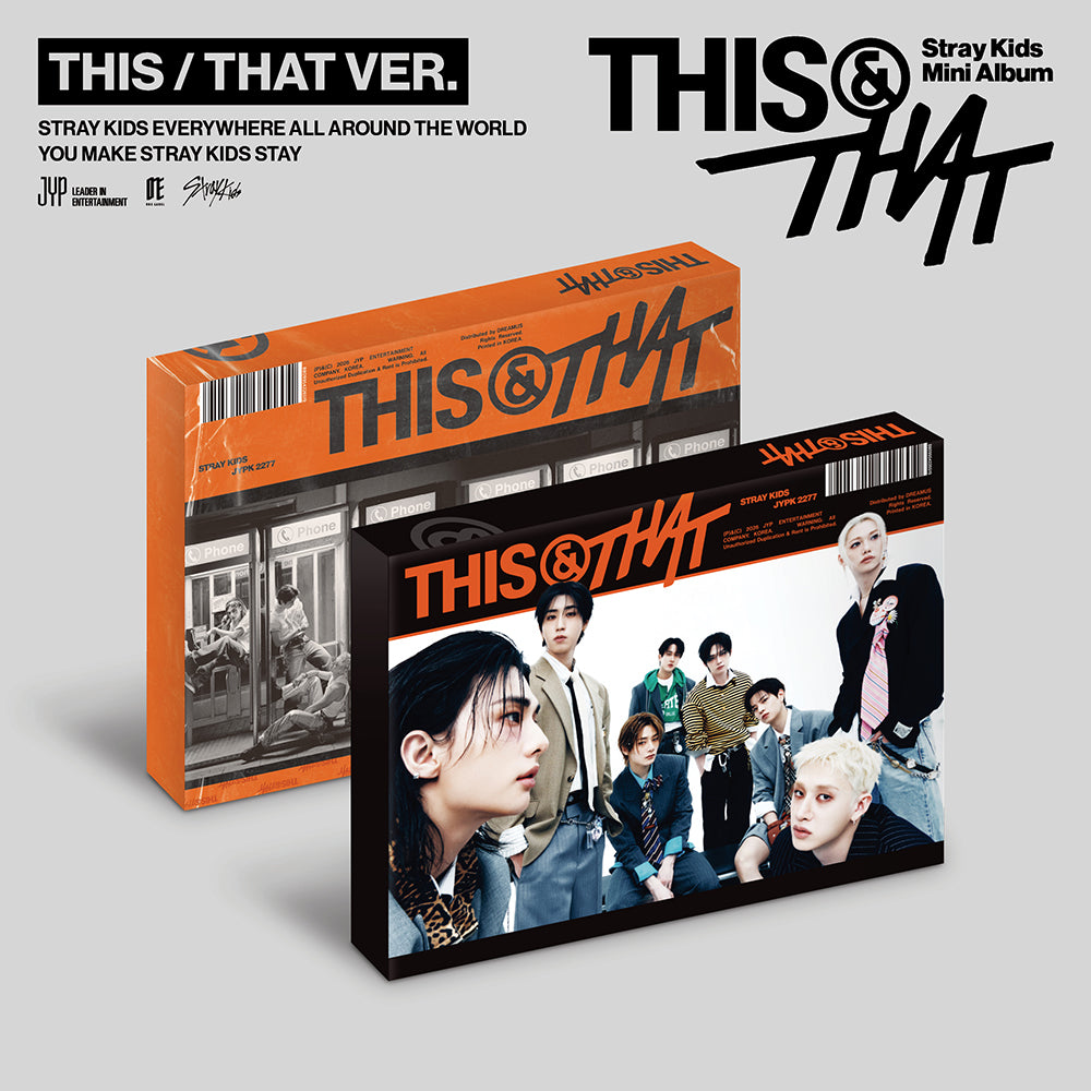 Stray Kids Mini Album THIS & THAT - Photobook Ver (Version Select)