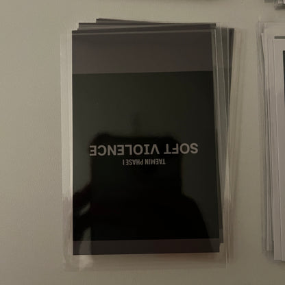 [SOUNDWAVE LUCKYDRAW] TAEMIN SHINee Official Photocard Album Soft Violence Kpop Authentic _ 4 Type