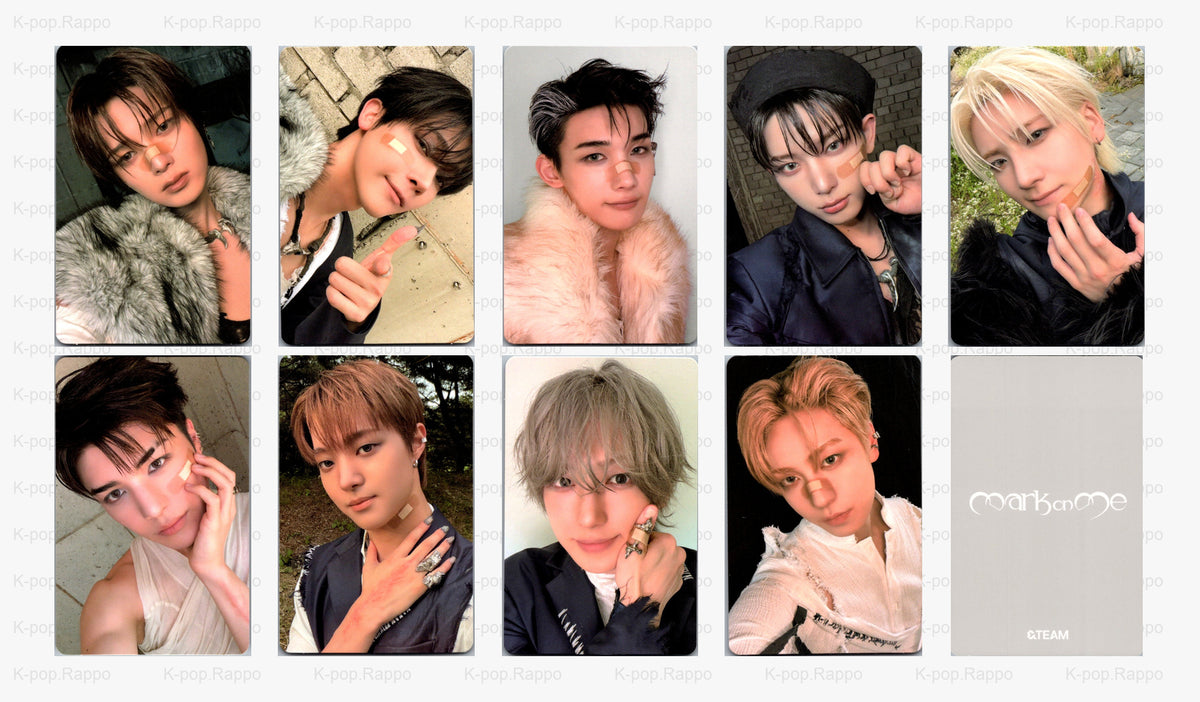 [ Mini CD-R ver.] &team Official Photocard Album 'Mark on Me' Kpop Authentic _ 9 Type