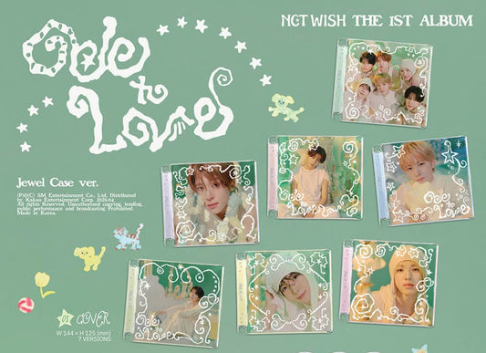 NCT WISH 1ST Album [Ode to Love] (Jewel Case Ver.) Official 6 Type