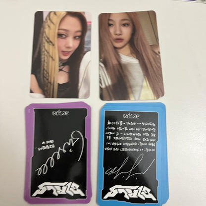 aespa Official Album Girls Photocard 4 Type Ningning Gieselle Karina Winter - 26.06.09