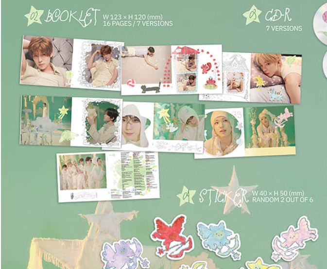 NCT WISH 1ST Album [Ode to Love] (Jewel Case Ver.) Official 6 Type