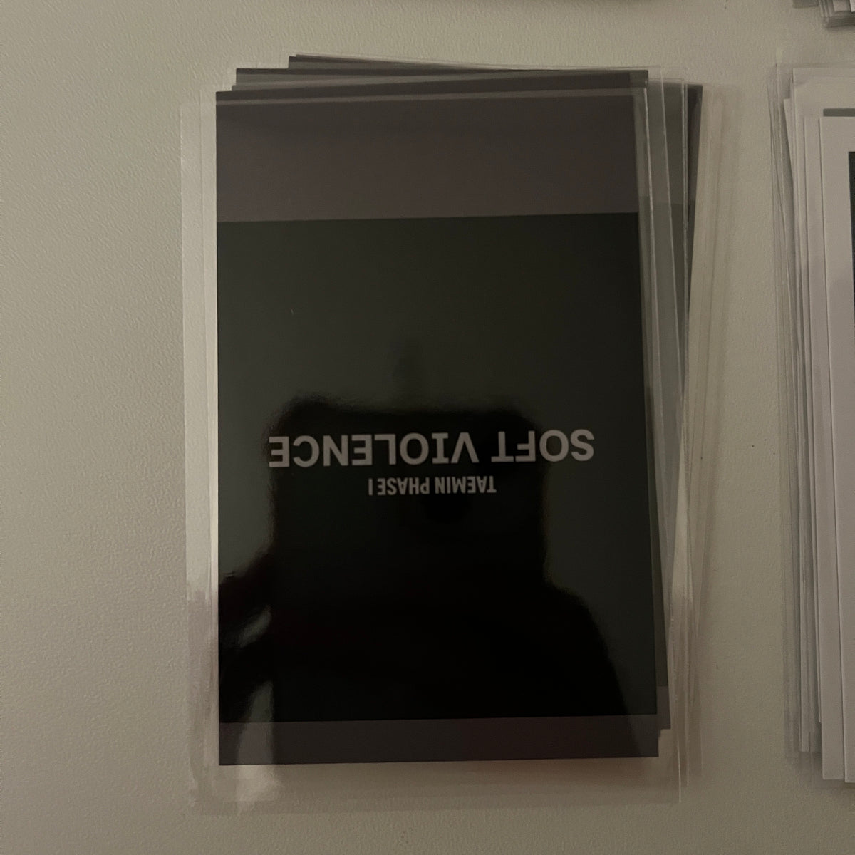[SOUNDWAVE LUCKYDRAW] TAEMIN SHINee Official Photocard Album Soft Violence Kpop Authentic _ 4 Type