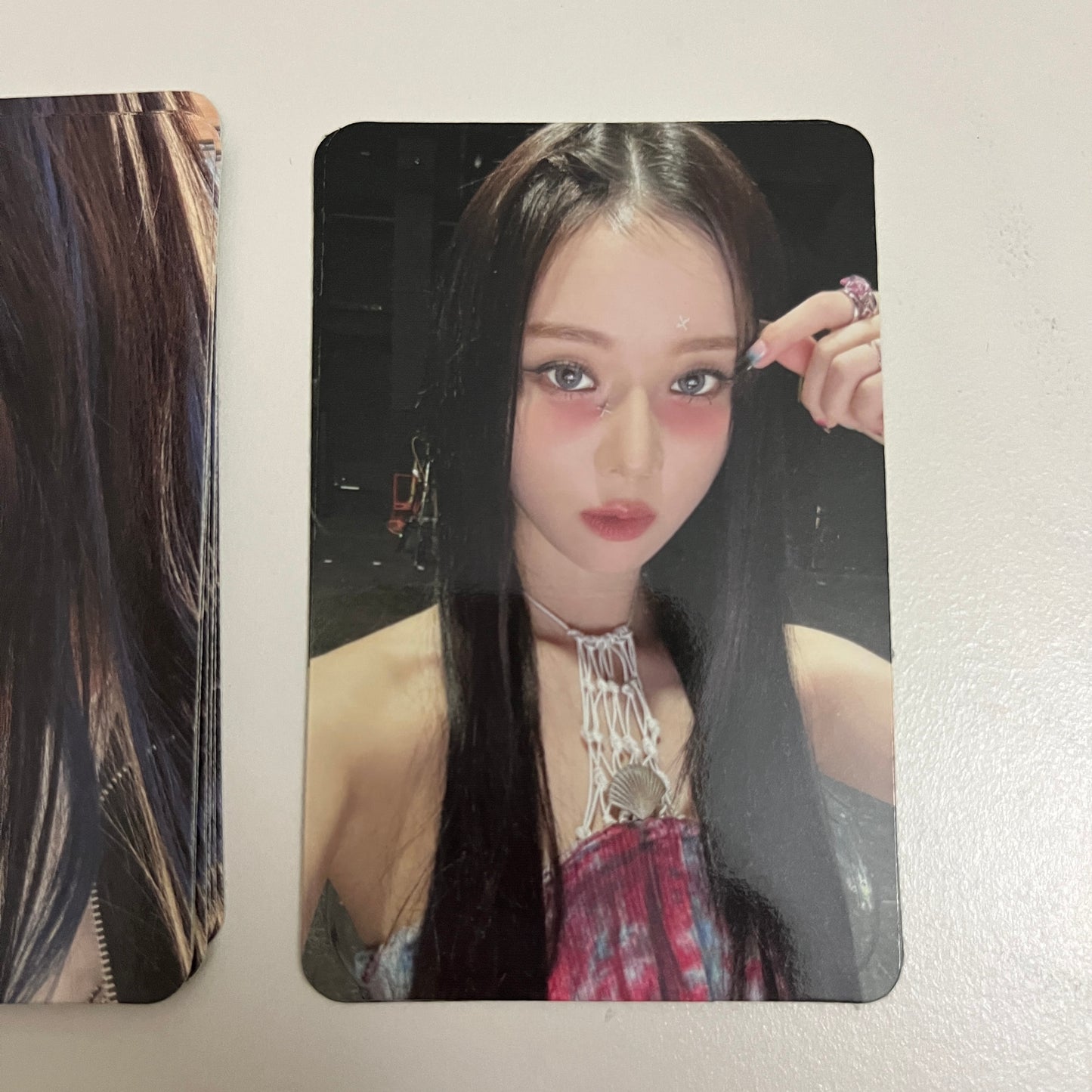 aespa Official Album MY WORLD Green Ver Photocard 2 Type Winter Gieselle - 26.06.08