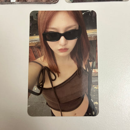 aespa Official Album MY WORLD Purple Ver Photocard 2 Type Winter Gieselle Ningning - 26.06.08