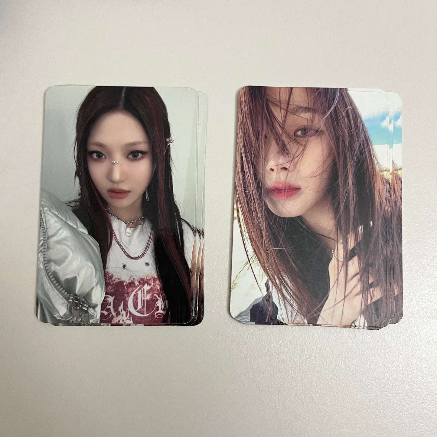 aespa Official Album MY WORLD PINK Ver Photocard 2 Type Ningning Gieselle - 26.06.08