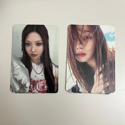aespa Official Album MY WORLD PINK Ver Photocard 2 Type Ningning Gieselle - 26.06.08