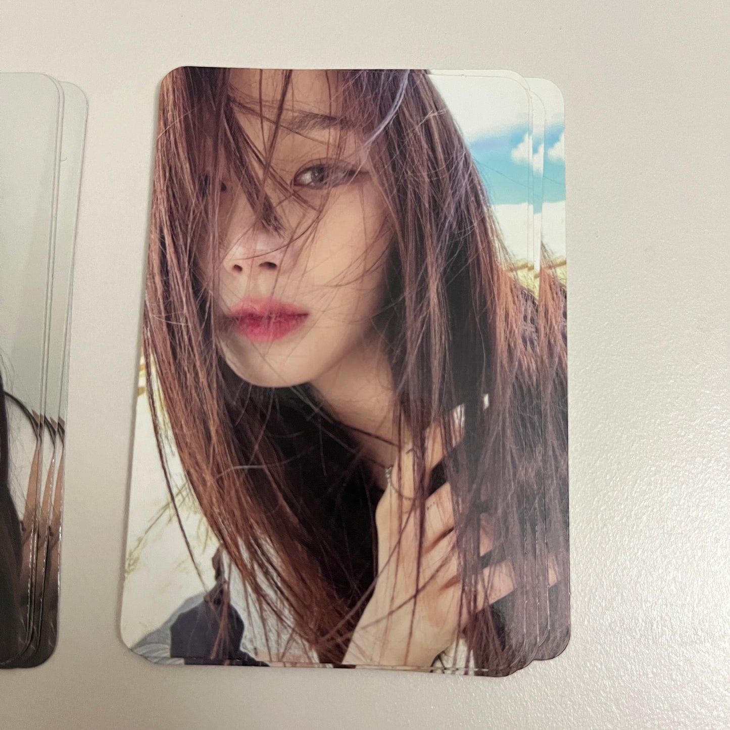 aespa Official Album MY WORLD PINK Ver Photocard 2 Type Ningning Gieselle - 26.06.08