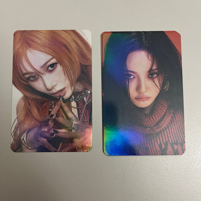 aespa Official Album DIRTY WORK Photocard 2 Type Ningning Gieselle - 26.06.08