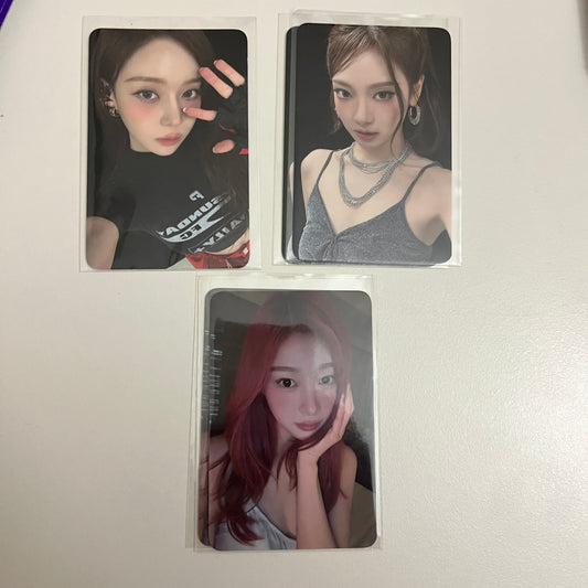 aespa Official Album DIRTY WORK POB Photocard 3 Type Ningning Gieselle WINTER- 26.06.08