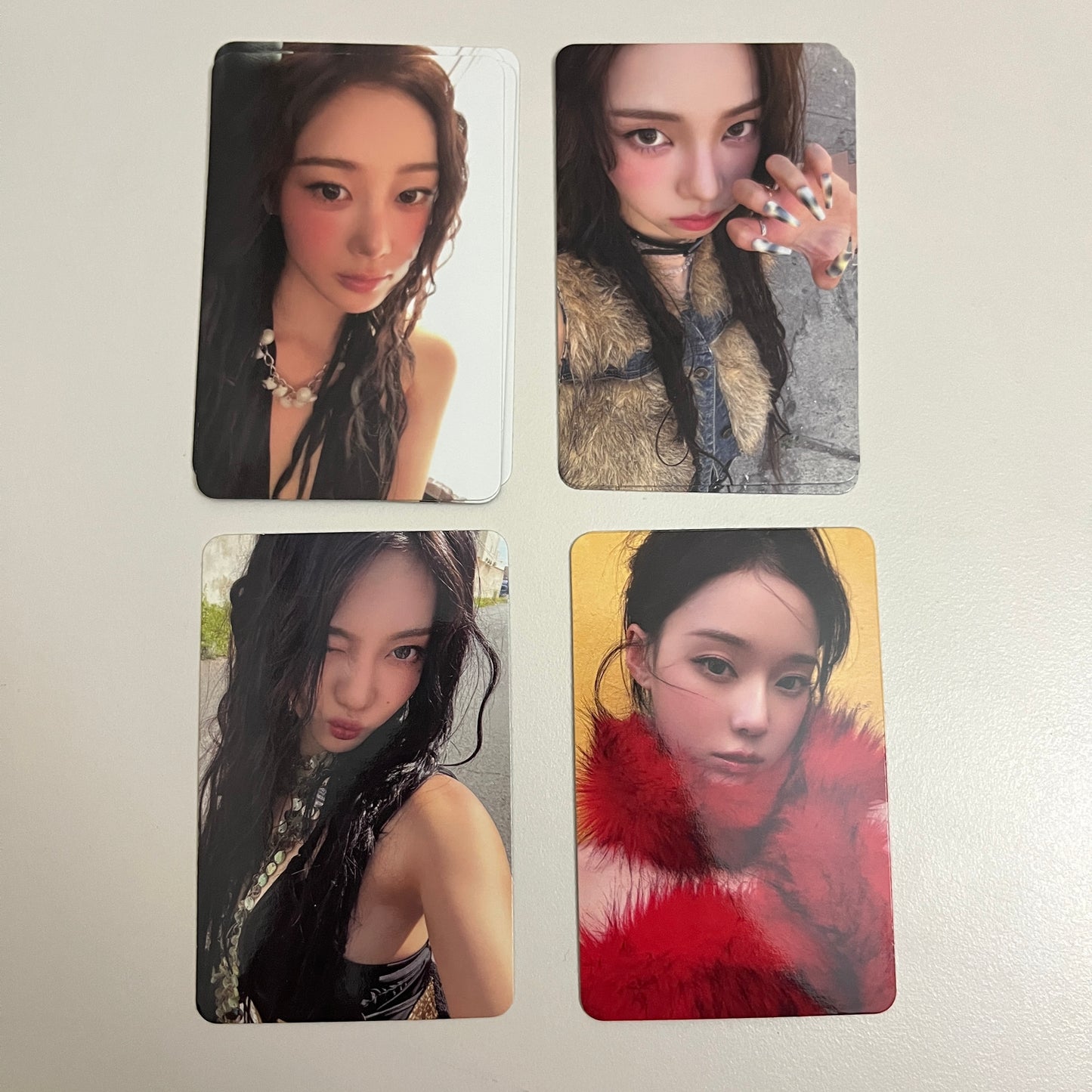 aespa Official Album DIRTY WORK Photocard 4 Type Ningning Gieselle Karina Winter - 26.06.08