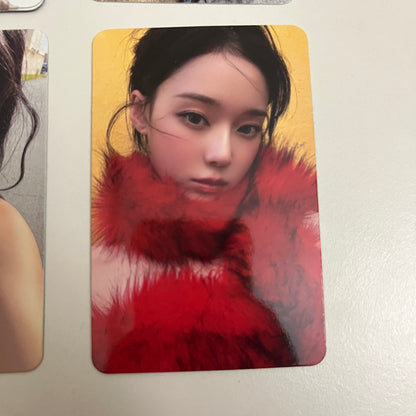 aespa Official Album DIRTY WORK Photocard 4 Type Ningning Gieselle Karina Winter - 26.06.08