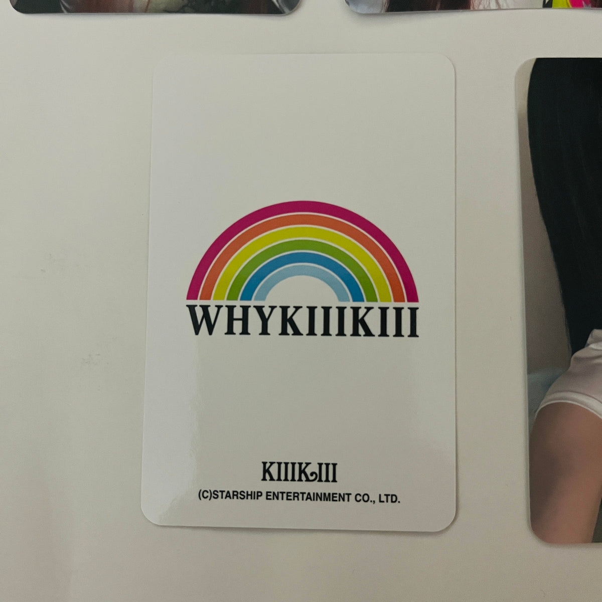KiiiKiii Photocard WhyKiiiKiii Official Starship POB 5 Type - 26.08.21
