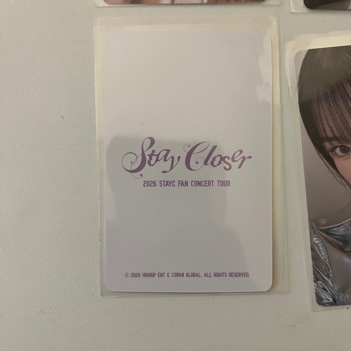 STAYC Photocard 2026 FAN CONCERT TOUR [STAY CLOSER] in SEOUL Official POB 5 Type - 26.08.28