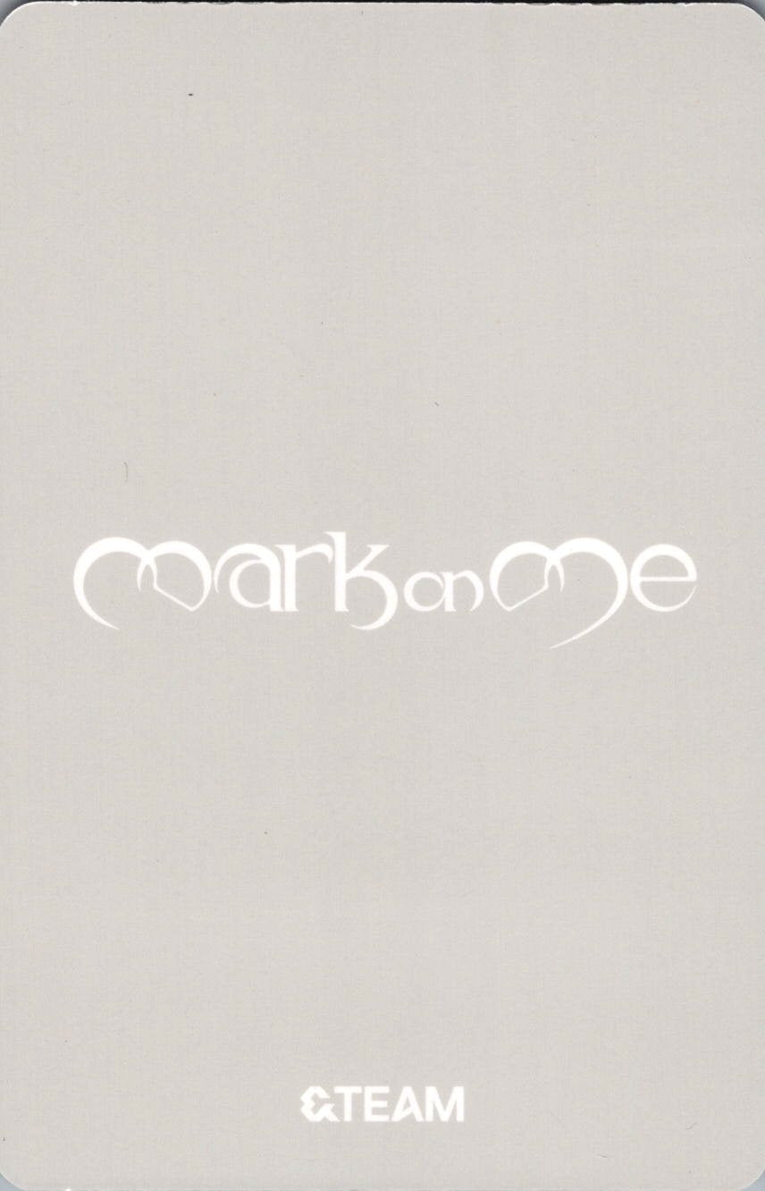 [ Mini CD-R ver.] &team Official Photocard Album 'Mark on Me' Kpop Authentic _ 9 Type