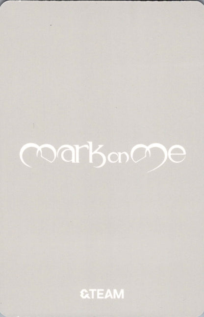 [ Mini CD-R ver.] &team Official Photocard Album 'Mark on Me' Kpop Authentic _ 9 Type