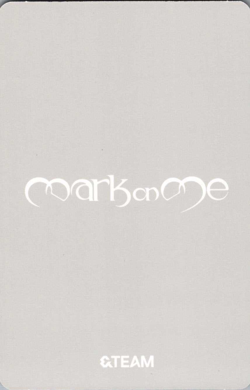 [ Mini CD-R ver.] &team Official Photocard Album 'Mark on Me' Kpop Authentic _ 9 Type