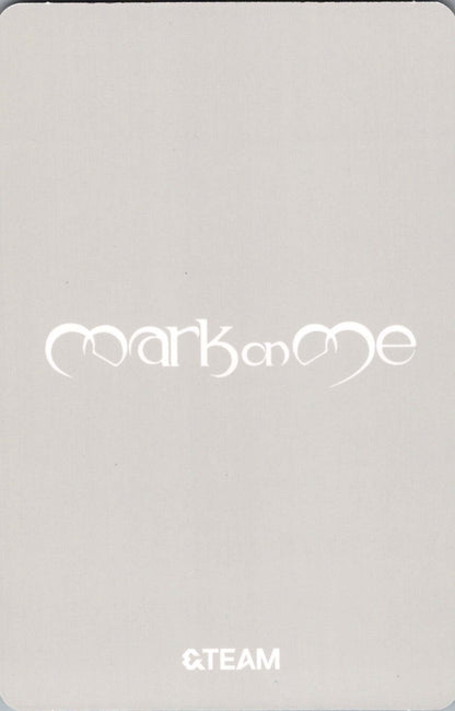 [ Mini CD-R ver.] &team Official Photocard Album 'Mark on Me' Kpop Authentic _ 9 Type