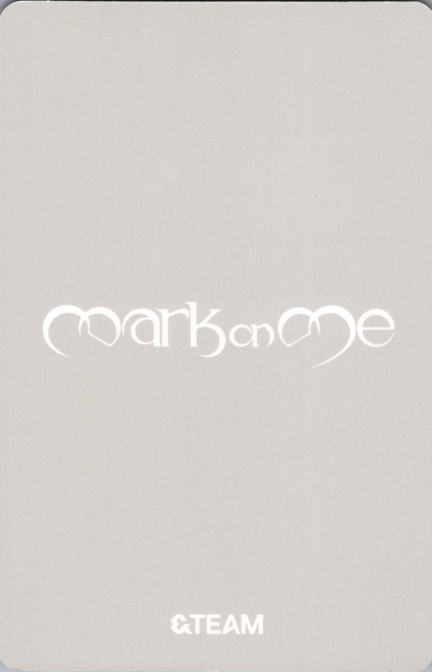 [ Mini CD-R ver.] &team Official Photocard Album 'Mark on Me' Kpop Authentic _ 9 Type
