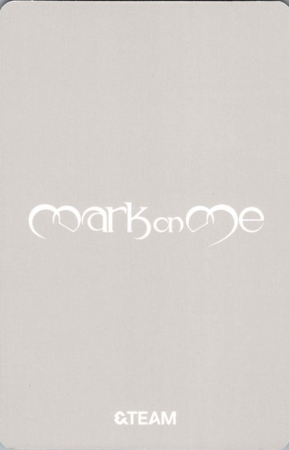 [ Mini CD-R ver.] &team Official Photocard Album 'Mark on Me' Kpop Authentic _ 9 Type