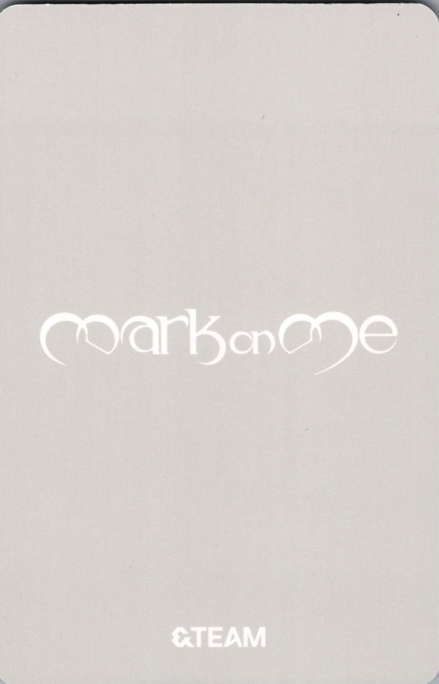 [ Mini CD-R ver.] &team Official Photocard Album 'Mark on Me' Kpop Authentic _ 9 Type