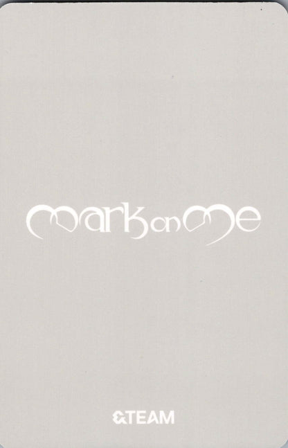 [ Mini CD-R ver.] &team Official Photocard Album 'Mark on Me' Kpop Authentic _ 9 Type