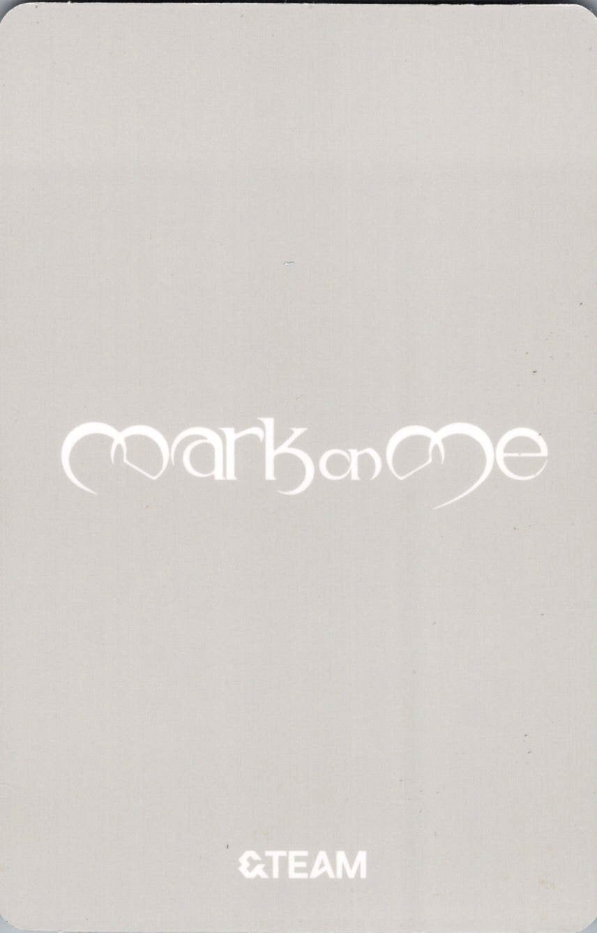 [ Mini CD-R ver.] &team Official Photocard Album 'Mark on Me' Kpop Authentic _ 9 Type