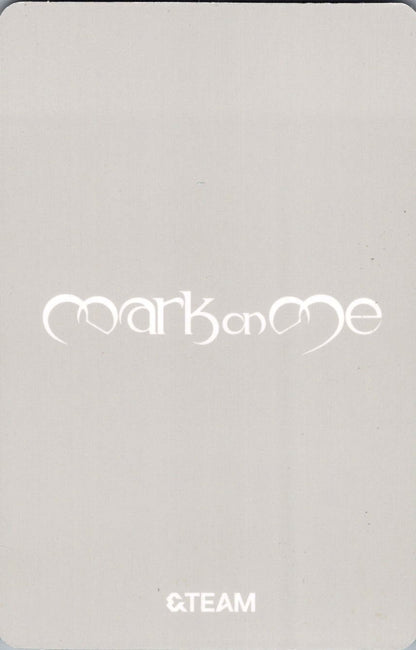 [ Mini CD-R ver.] &team Official Photocard Album 'Mark on Me' Kpop Authentic _ 9 Type