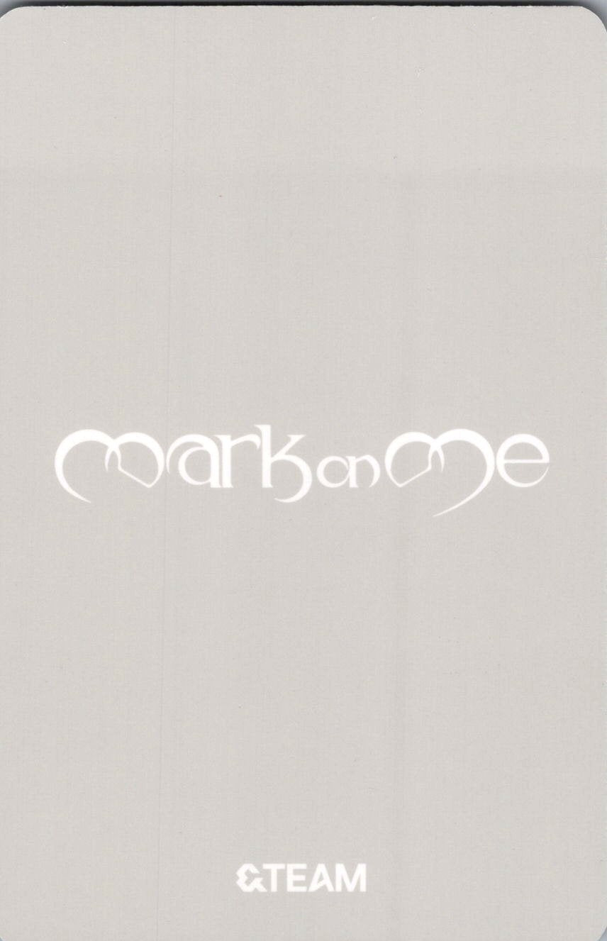 [ Mini CD-R ver.] &team Official Photocard Album 'Mark on Me' Kpop Authentic _ 9 Type
