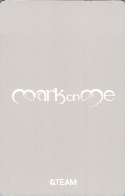 [ Mini CD-R ver.] &team Official Photocard Album 'Mark on Me' Kpop Authentic _ 9 Type