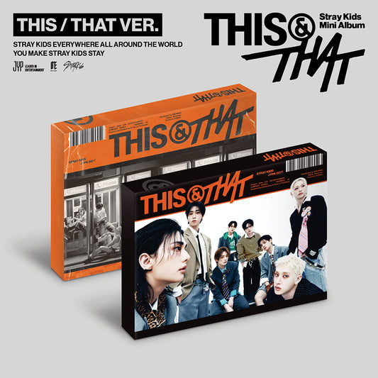 Stray Kids Mini Album THIS & THAT - Photobook Ver (Version Select)